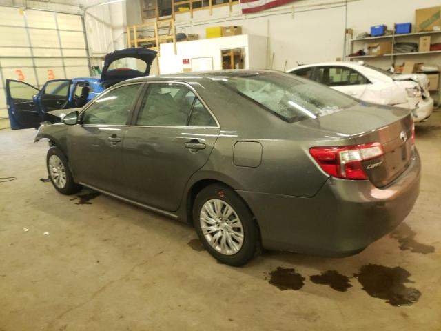 4T4BF1FK0CR268258 - 2012 TOYOTA CAMRY BASE GRAY photo 2