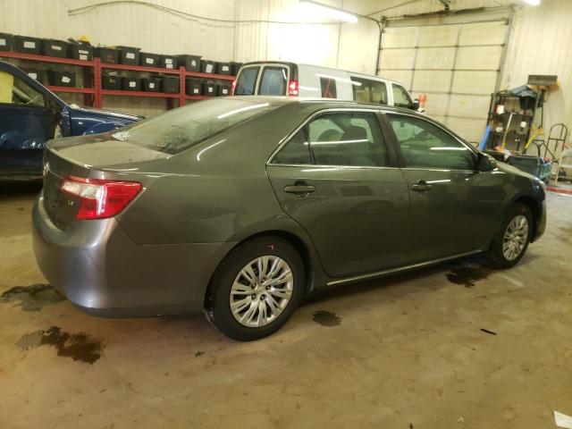 4T4BF1FK0CR268258 - 2012 TOYOTA CAMRY BASE GRAY photo 3