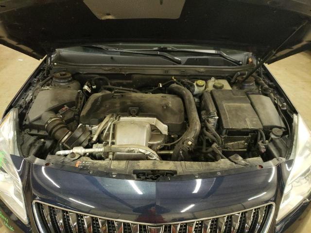 2G4GK5EX6G9142084 - 2016 BUICK REGAL BLUE photo 11
