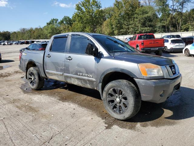 1N6BA0EC5FN509230 - 2015 NISSAN TITAN S GRAY photo 4