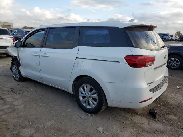 KNDMA5C15J6372352 - 2018 KIA SEDONA L WHITE photo 2