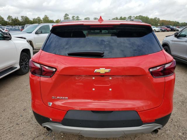 3GNKBCR45MS581818 - 2021 CHEVROLET BLAZER 2LT RED photo 6