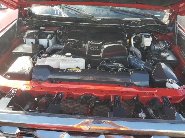 5TFNA5DB5PX088220 - 2023 TOYOTA TUNDRA CREWMAX PLATINUM წითელი ფოტო 11