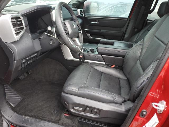 5TFNA5DB5PX088220 - 2023 TOYOTA TUNDRA CREWMAX PLATINUM წითელი ფოტო 7