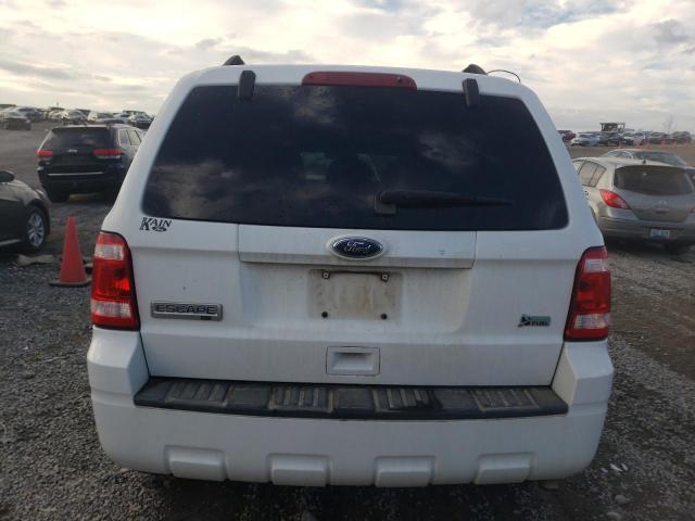 1FMCU9DG0AKB55453 - 2010 FORD ESCAPE XLT WHITE photo 6