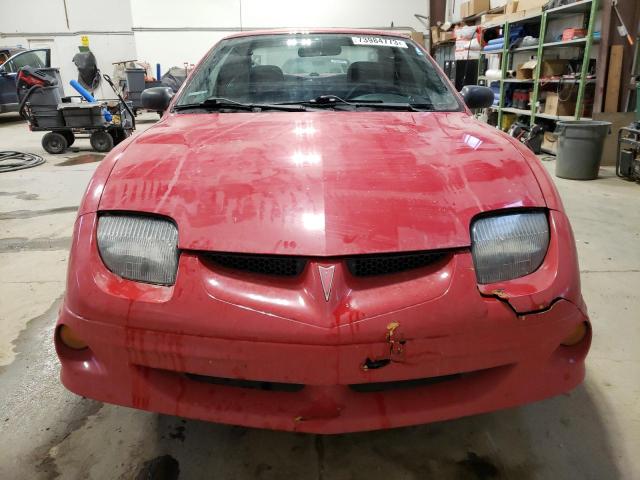 1G2JB124827327619 - 2002 PONTIAC SUNFIRE SE RED photo 5