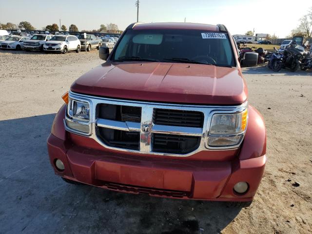 1D8GU28KX7W662262 - 2007 DODGE NITRO SXT RED photo 5