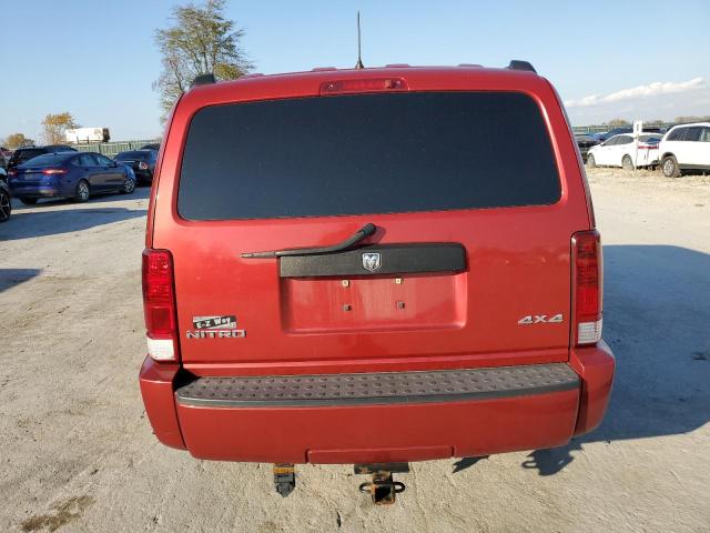 1D8GU28KX7W662262 - 2007 DODGE NITRO SXT RED photo 6