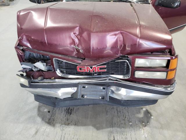 2GTEC19W3T1560582 - 1996 GMC SIERRA C1500 MAROON photo 11