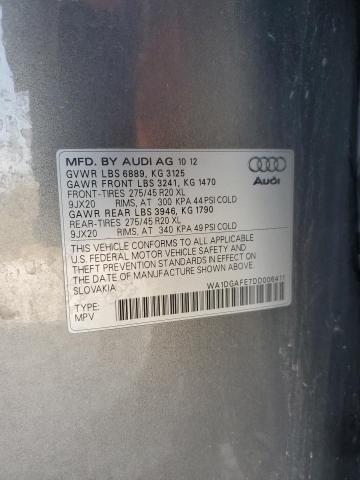 WA1DGAFE7DD006411 - 2013 AUDI Q7 PRESTIGE 灰色 照片 13