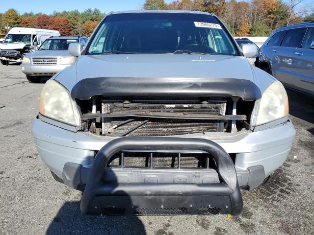 2HKYF18645H547668 - 2005 HONDA PILOT EXL SILVER photo 5