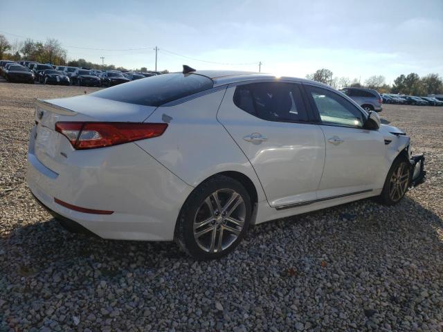 5XXGR4A63DG094510 - 2013 KIA OPTIMA SX WHITE photo 3