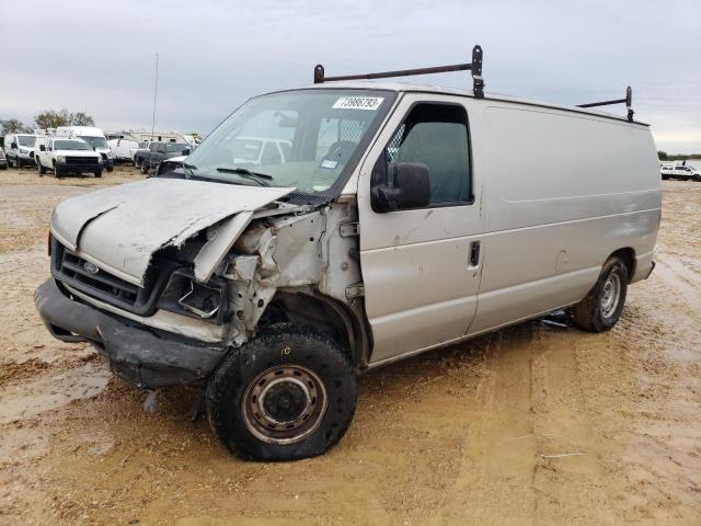 1FTRE14L73HC03959 - 2003 FORD ECONOLINE E150 VAN SILVER photo 1