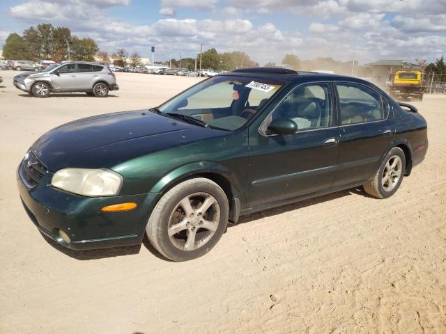 JN1CA31A1YT033847 - 2000 NISSAN MAXIMA GLE GREEN photo 1