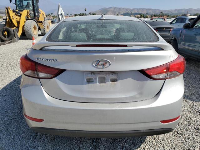 KMHDH4AE9FU352812 - 2015 HYUNDAI ELANTRA SE SILVER photo 6