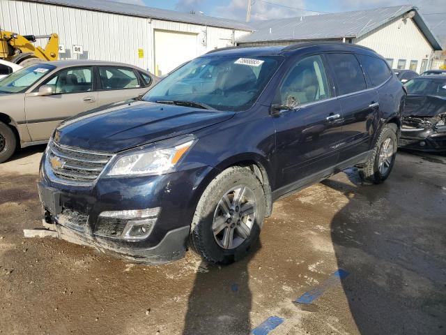 1GNKRHKD9FJ195376 - 2015 CHEVROLET TRAVERSE LT BLUE photo 1