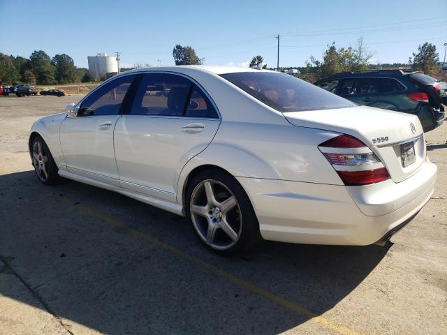 WDDNG71X89A260861 - 2009 MERCEDES-BENZ S 550 WHITE photo 2