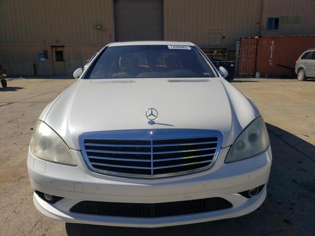 WDDNG71X89A260861 - 2009 MERCEDES-BENZ S 550 WHITE photo 5