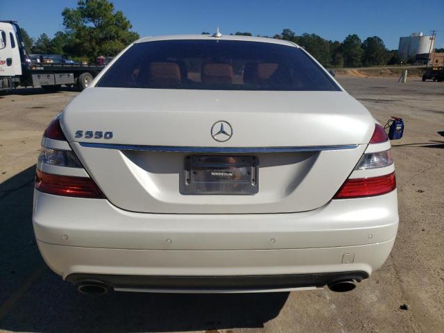 WDDNG71X89A260861 - 2009 MERCEDES-BENZ S 550 WHITE photo 6