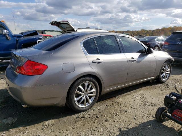 JNKBV61E27M714544 - 2007 INFINITI G35 SILVER photo 3