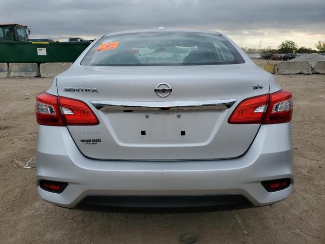 3N1AB7AP0HL646062 - 2017 NISSAN SENTRA S SILVER photo 6