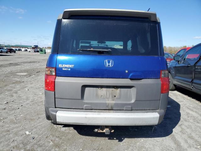 5J6YH28674L017005 - 2004 HONDA ELEMENT EX BLUE photo 6