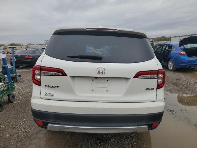 5FNYF6H45KB016274 - 2019 HONDA PILOT EXL WHITE photo 6