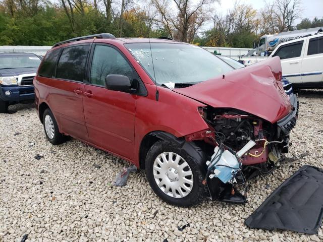 5TDZK23C58S146308 - 2008 TOYOTA SIENNA CE BURGUNDY photo 4