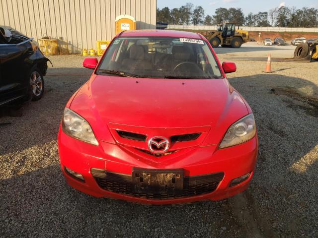 JM1BK143471746145 - 2007 MAZDA 3 HATCHBACK RED photo 5