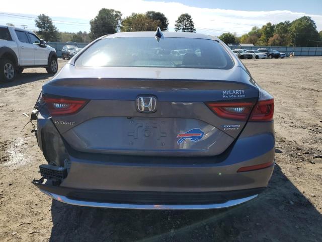 19XZE4F9XKE023494 - 2019 HONDA INSIGHT TOURING GRAY photo 6