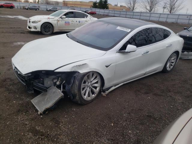 5YJSA1E27JF298247 - 2018 TESLA MODEL S Սպիտակ լուսանկար 1