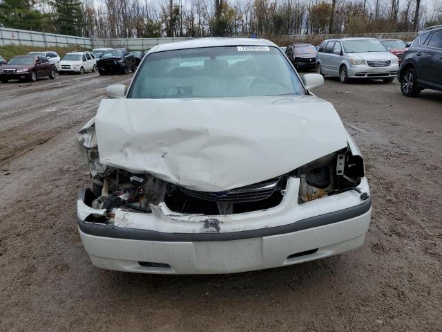 2G1WF55K049202552 - 2004 CHEVROLET IMPALA WHITE photo 5