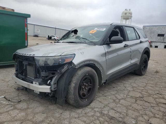 1FM5K8AC7LGA96899 - 2020 FORD EXPLORER POLICE INTERCEPTOR 银色 照片 2