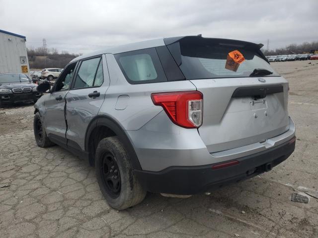 1FM5K8AC7LGA96899 - 2020 FORD EXPLORER POLICE INTERCEPTOR 银色 照片 3