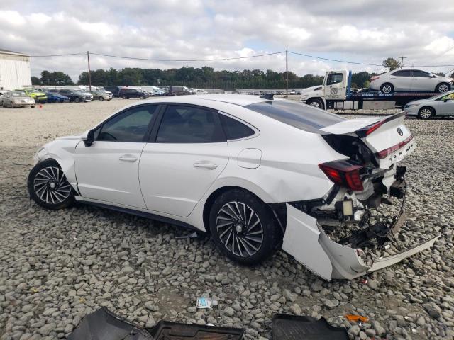 KMHL34JJ3MA020077 - 2021 HYUNDAI SONATA HYBRID WHITE photo 2