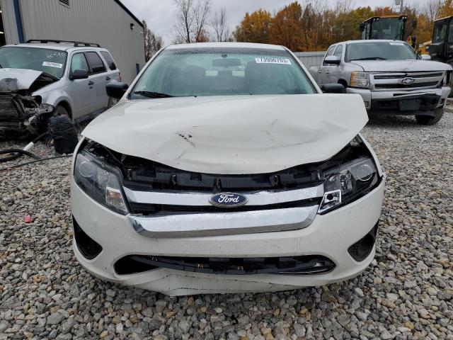 3FAHP0GA6AR308018 - 2010 FORD FUSION S WHITE photo 5