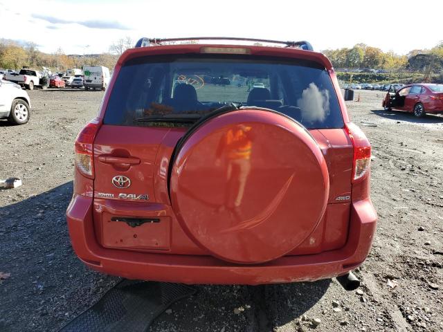 JTMBD33V586061715 - 2008 TOYOTA RAV4 RED photo 6