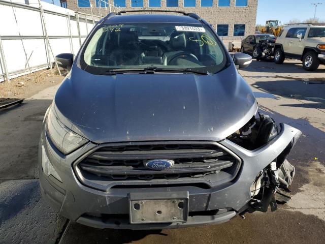 MAJ6P1CL0JC246408 - 2018 FORD ECOSPORT SES GRAY photo 5