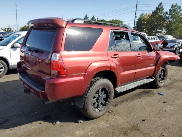 JTEBU17R378085687 - 2007 TOYOTA 4RUNNER LIMITED BURGUNDY photo 3