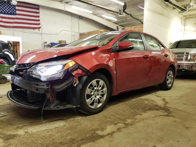 5YFBURHE6FP279616 - 2015 TOYOTA COROLLA L RED photo 1