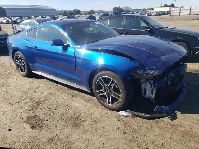 1FA6P8TH0J5146835 - 2018 FORD MUSTANG BLUE photo 4