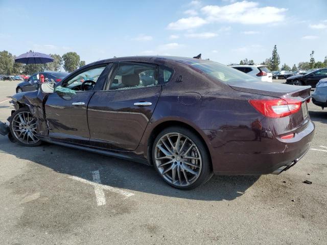 ZAM56RRAXE1081199 - 2014 MASERATI QUATTROPOR S BURGUNDY photo 2