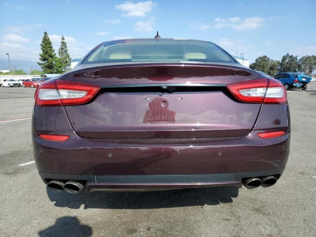 ZAM56RRAXE1081199 - 2014 MASERATI QUATTROPOR S BURGUNDY photo 6