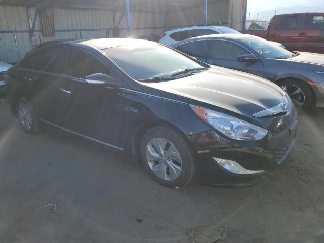 KMHEC4A41EA115256 - 2014 HYUNDAI SONATA HYBRID BLACK photo 4