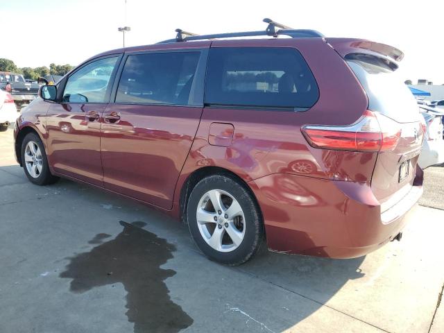 5TDKZ3DC6HS801187 - 2017 TOYOTA SIENNA LE RED photo 2