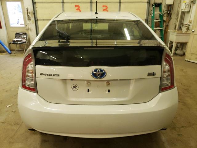 JTDKN3DU1F0450385 - 2015 TOYOTA PRIUS WHITE photo 6