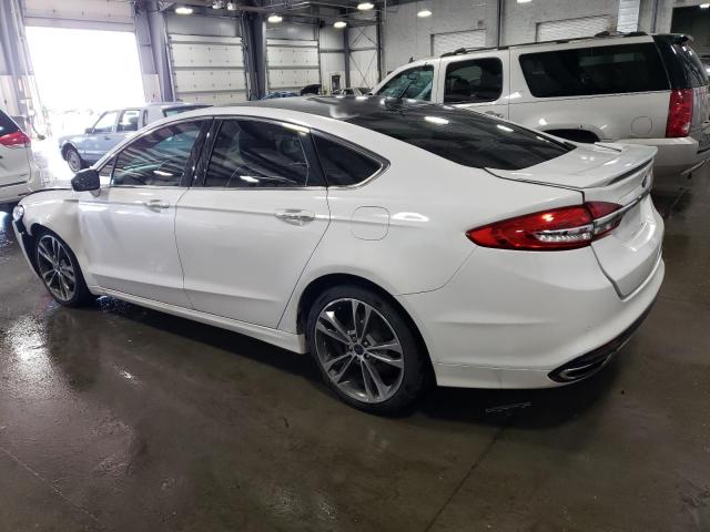 3FA6P0D97HR337815 - 2017 FORD FUSION TITANIUM WHITE photo 2