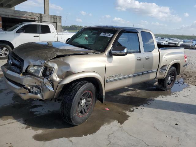 5TBRT34123S437513 - 2003 TOYOTA TUNDRA ACCESS CAB SR5 TAN photo 1