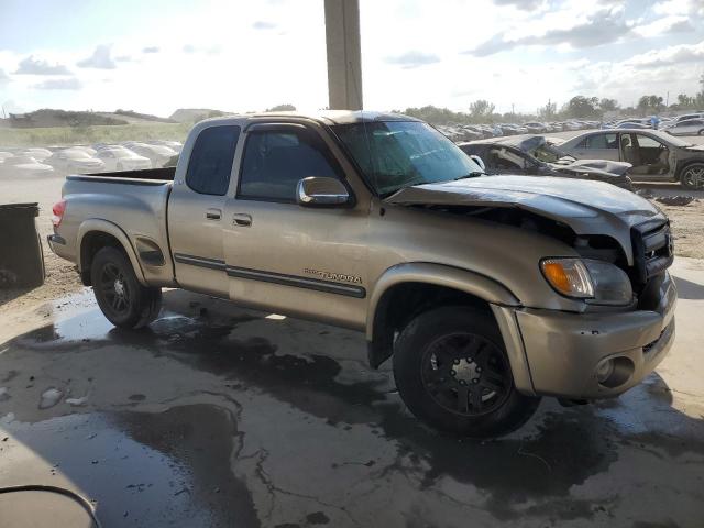 5TBRT34123S437513 - 2003 TOYOTA TUNDRA ACCESS CAB SR5 TAN photo 4