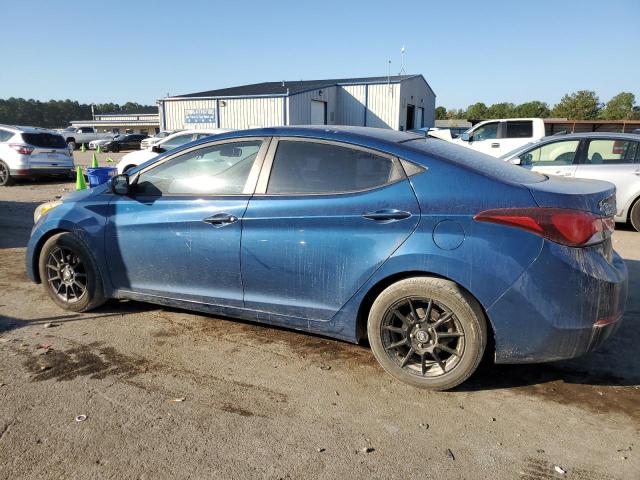 KMHDH4AEXGU543902 - 2016 HYUNDAI ELANTRA SE BLUE photo 2